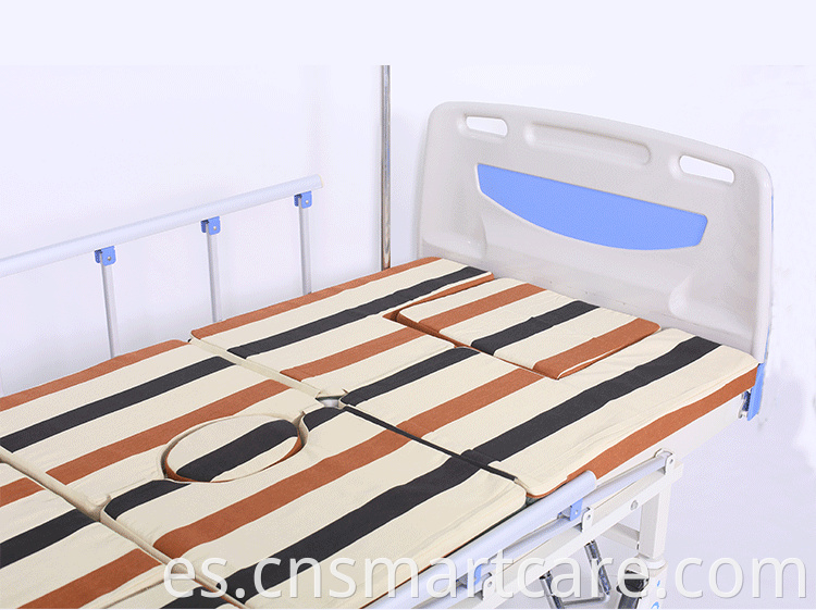 Manual multifunción Manual Hospital cama de ancianos Cama para el paciente para atención domiciliaria